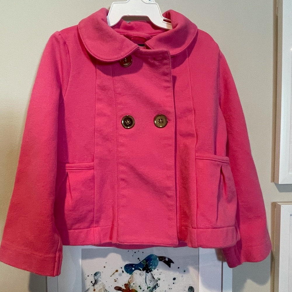 Classic pink trench coat (2T-3T)